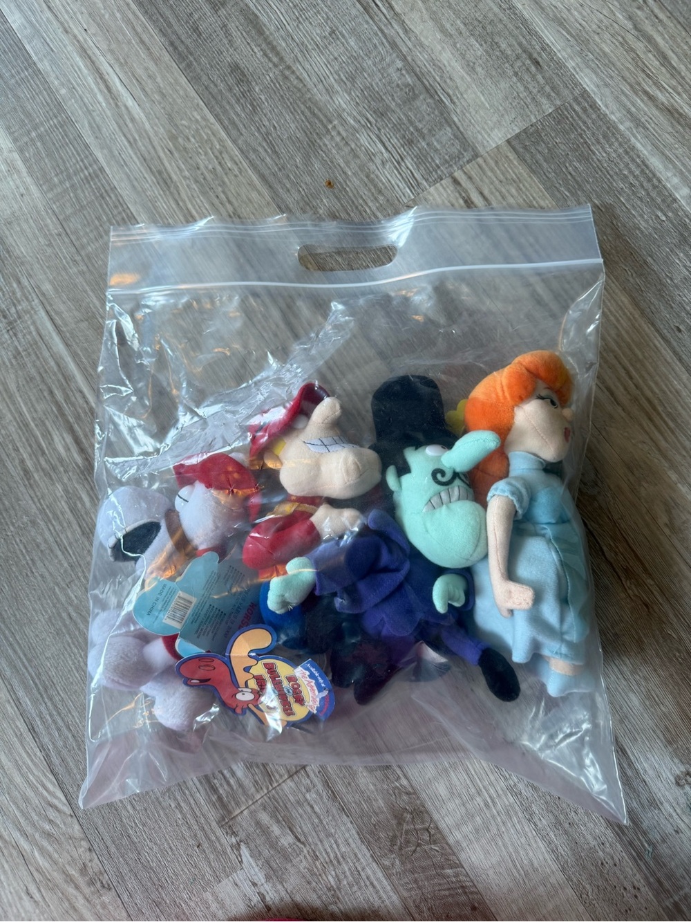 This Nickelodeon Rocky & Bullwinkle plush lot